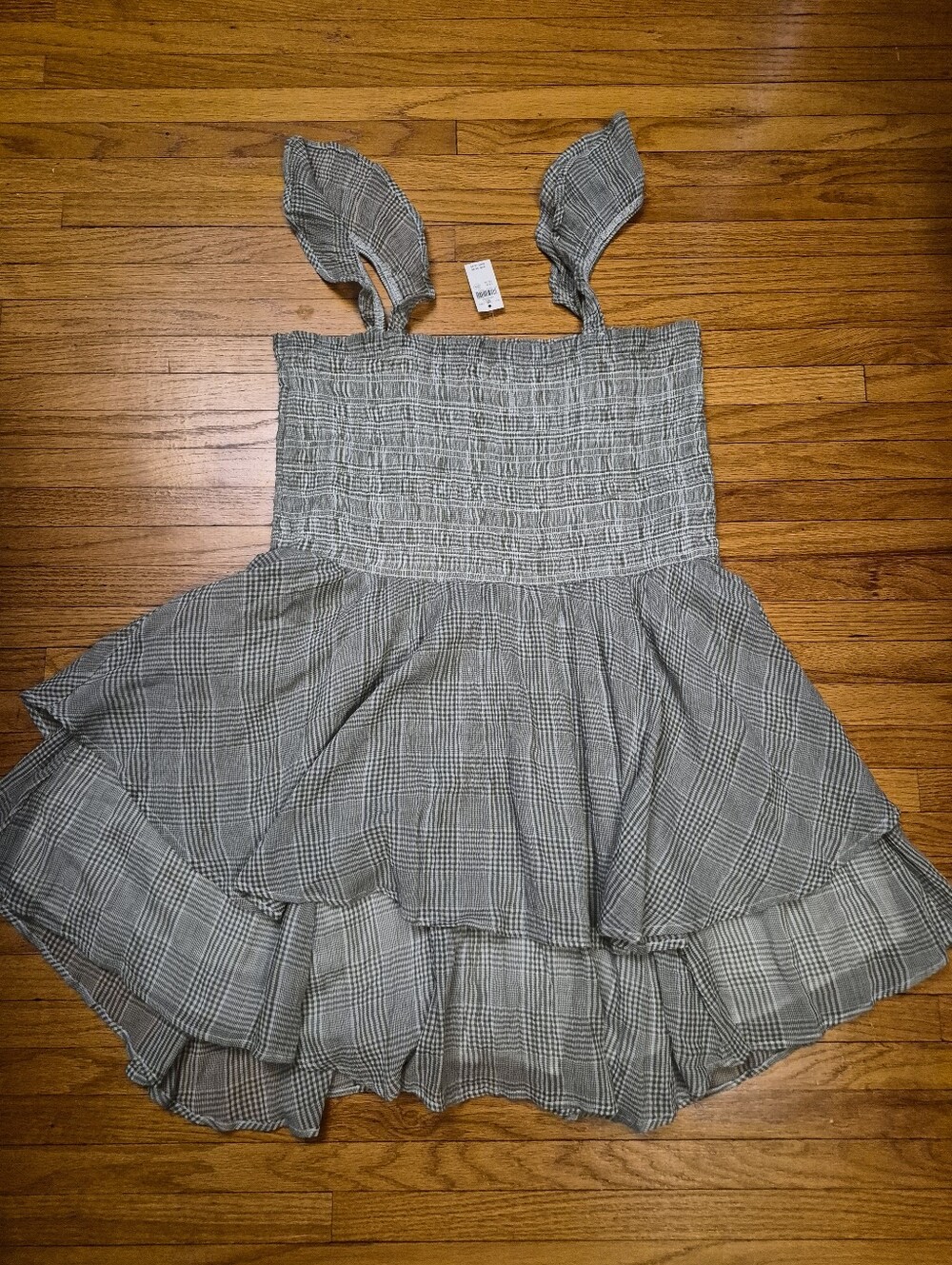 Aerie Plaid Handkerchief Mini Size XL - Picture 4 of 4